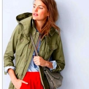 JCrew Chino cargo jacket without hood